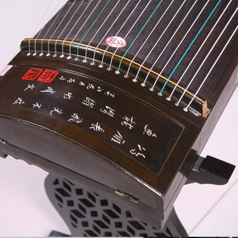 天音古筝-仿楠木刻字