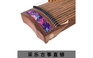 台湾采乐-大花采胡桃木花布（客家紫）