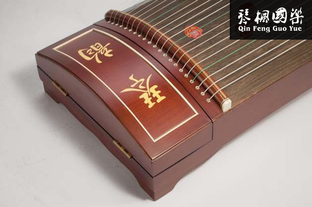 龙凤古筝-红木诗画
