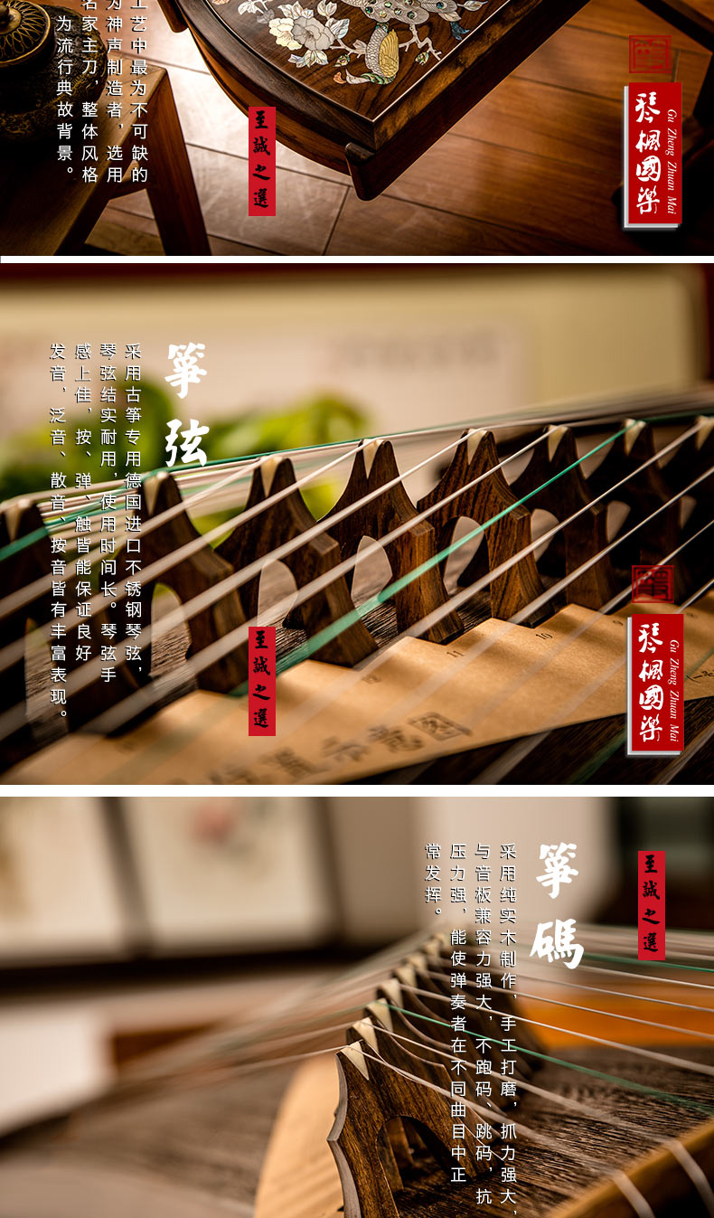 神声古筝877XL绚丽多彩