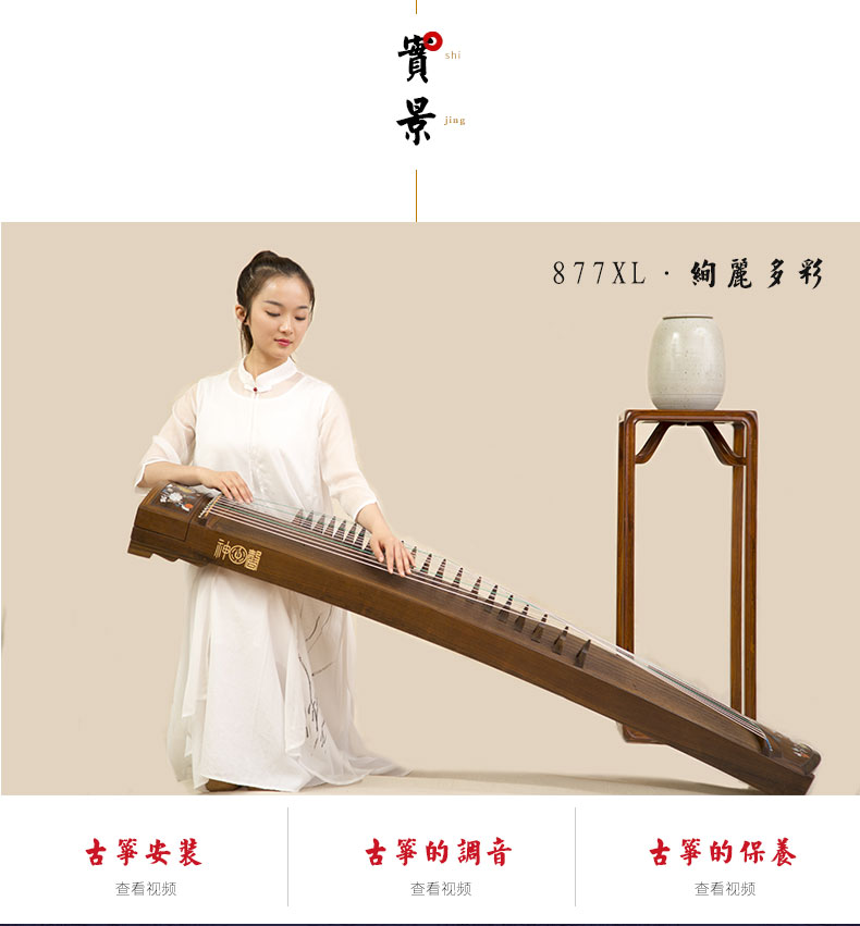 神声古筝877XL绚丽多彩