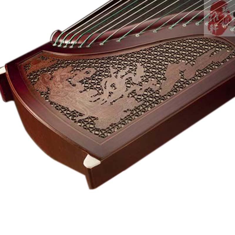 天音古筝-扦雕银丝飞天