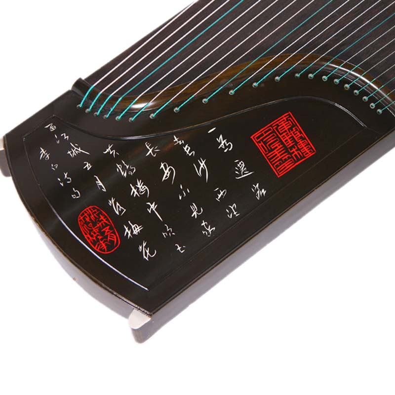 天音古筝-仿楠木刻字