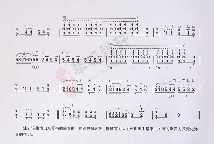 八级古筝简谱_青花瓷古筝简谱(3)